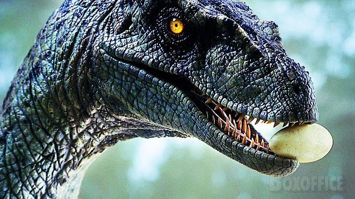 All the best DINOSAURS from the Jurassic Park Movies ⚡ 4K