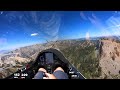 Glider Racing in Strong Mountain Turbulence - Trusting Wings Don't Come Off
