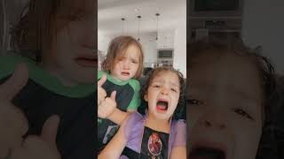 niko & navey make silly faces!! the a for adley family play with wacky filters! #shorts