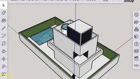 Sketchup Modern House part 6