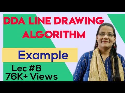 DDA Line Drawing Algorithm in Hindi computer graphics || CGMM || Lec- 8 ...