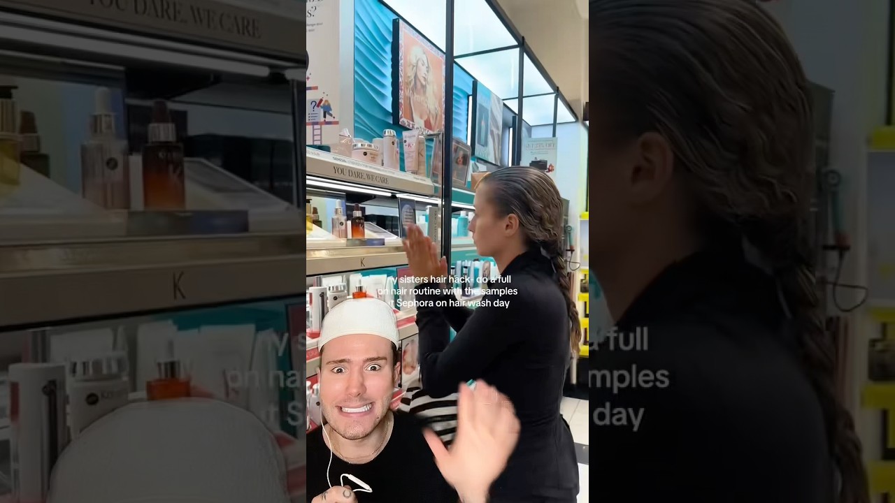 CRAZY SEPHORA HAIR WASH ROUTINE!? #sephora #haircare #haircaretips #haircareroutine #hairtutorial