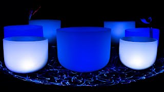 Crystal Singing Bowls for Soul Healing, sleep, meditation and relax