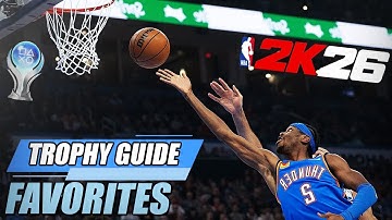 NBA 2K26 - Favorites Trophy Guide (Favorite a Player Card in MyTEAM.)