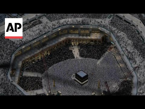 Muslim pilgrims flock to the Holy City of Mecca days before the start of the Hajj pilgrimage