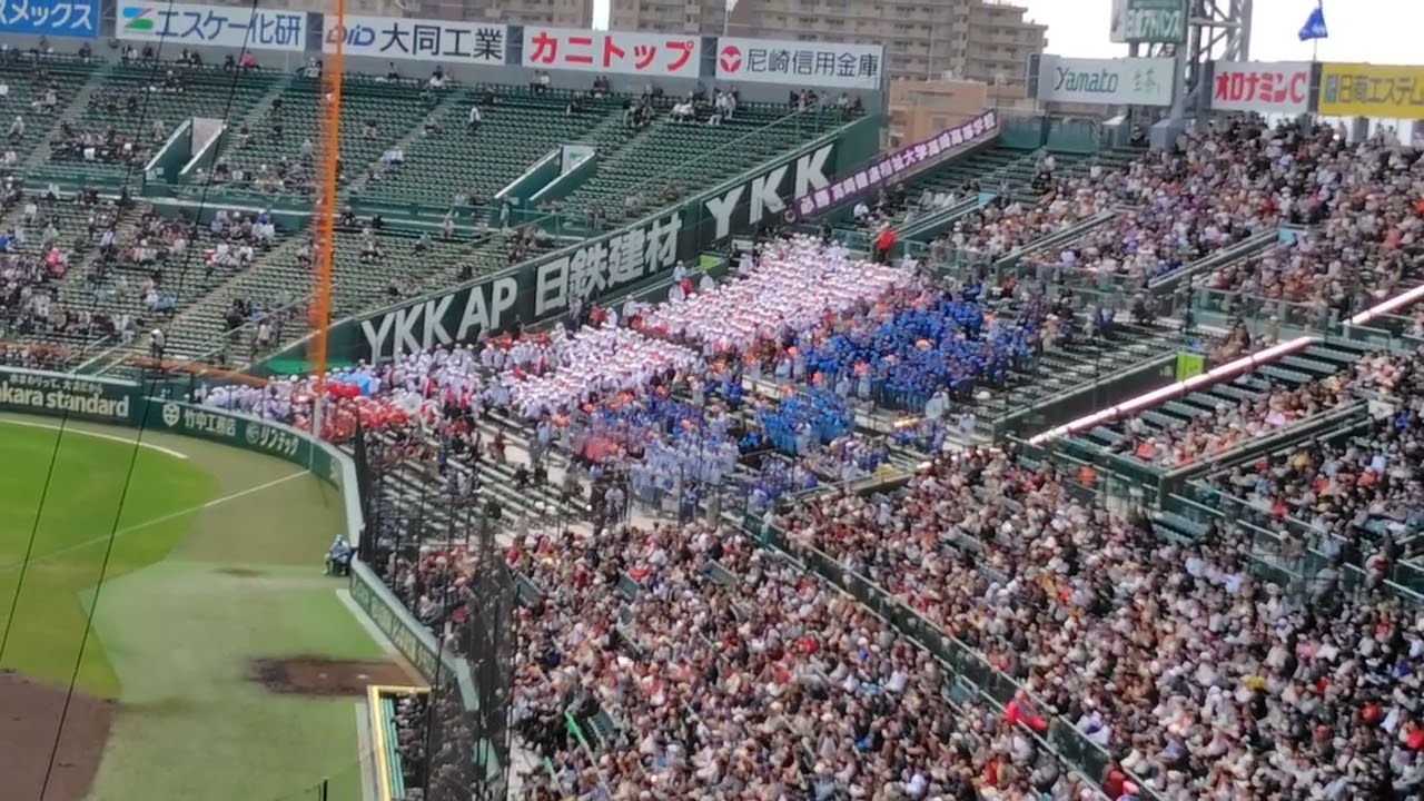 健大高崎　甲子園球場準決勝　全開ホンダ　ノンストップホンダ