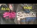 Superdry fleece hoodie real vs fake how to spot counterfeit superdry sweatshirts and jackets