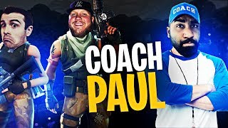 COACH PAUL!! (ft. DrLupo & Actionjaxon) | Fortnite Battle Royale Highlights #191