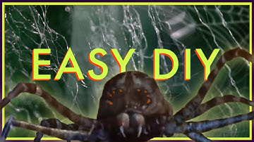 How to Make Fake Spider Webs CHEAP & EASY