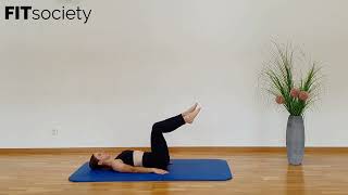 Table Top Single Leg Taps - Back Exercise - Home Workout