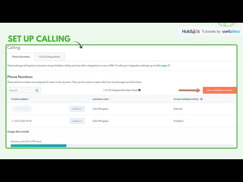 How-to set up calling in HubSpot.