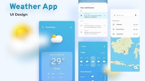 Weather App UI Design in Figma | UI Tutorial
