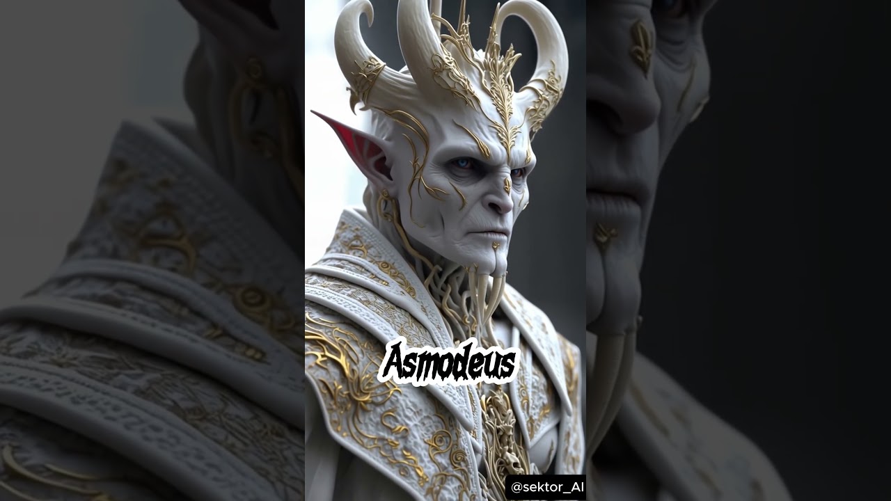 Belial, Bahamoth, Beelzebub, Asmodeus, Satanas, Lucifer - Ai Made Demons 