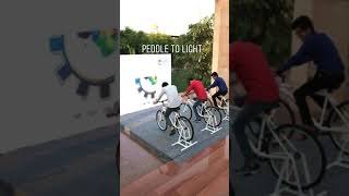 Cycling Activity Motion Game at Wipro by GoKapture