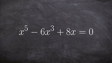 Finding all the Solutions of a Higher Order Polynomial by Factoring