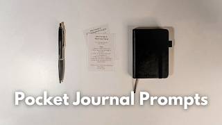 Pocket Journal Prompts I Actually Use When I Don’t Know What to Write
