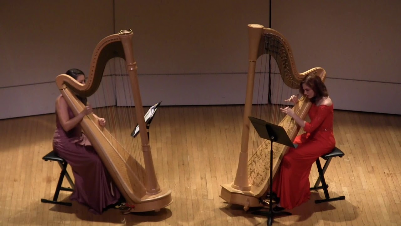 Bach - Toccata and Fugue in D Minor for two harps