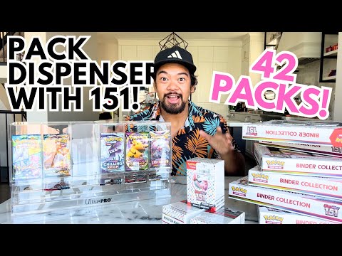 FILLING UP POKEMON PACK DISPENSER WITH 151! | EASY ACCESS POKEMON TCG PACKS  ANYTIME - YouTube