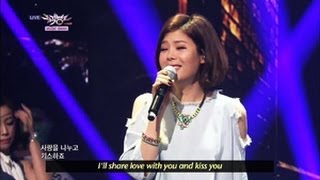 LYN - Breakable Heart (2013.05.18) [Music Bank w/ Eng Lyrics]