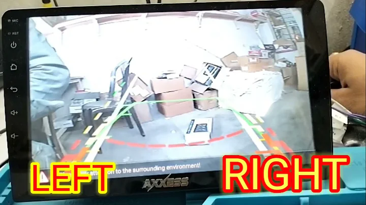 Back camera view setting in Android Car player. how to adjust reverse mirror in Android head Unit