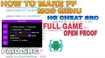 How to make free fire Mod menu || paid src Free।FF & FF Max in AIDE Pro