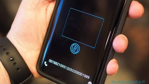 Qualcomm 3D Sonic Max In–display fingerprint sensor.