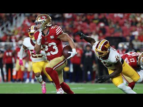 Christian McCaffrey's best plays from 2-TD, 117-yard game vs. Commanders | Week 6