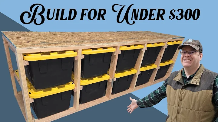 Easy 10 Tote Storage Workbench Build