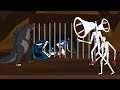 Godzilla vs Sonic - Siren Head vs SCP 096 : Prisoner | Godzilla Animated Short Film