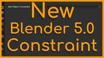 Blender 5.0 has a new constraint! (Geometry Attribute constraint overview)