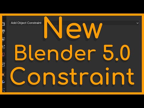 Blender 5.0 has a new constraint! (Geometry Attribute constraint overview)