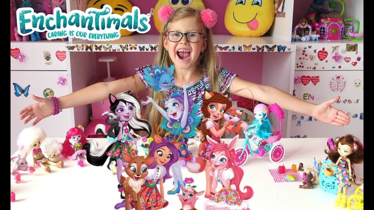 LALECZKI ENCHANTIMALS :) Baw się ze mną z Lenką