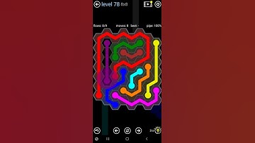 How To Solve Flow Free Hexes Rainbow Pack Level 78 8x8 Board Walk Through Solution Walkthrough