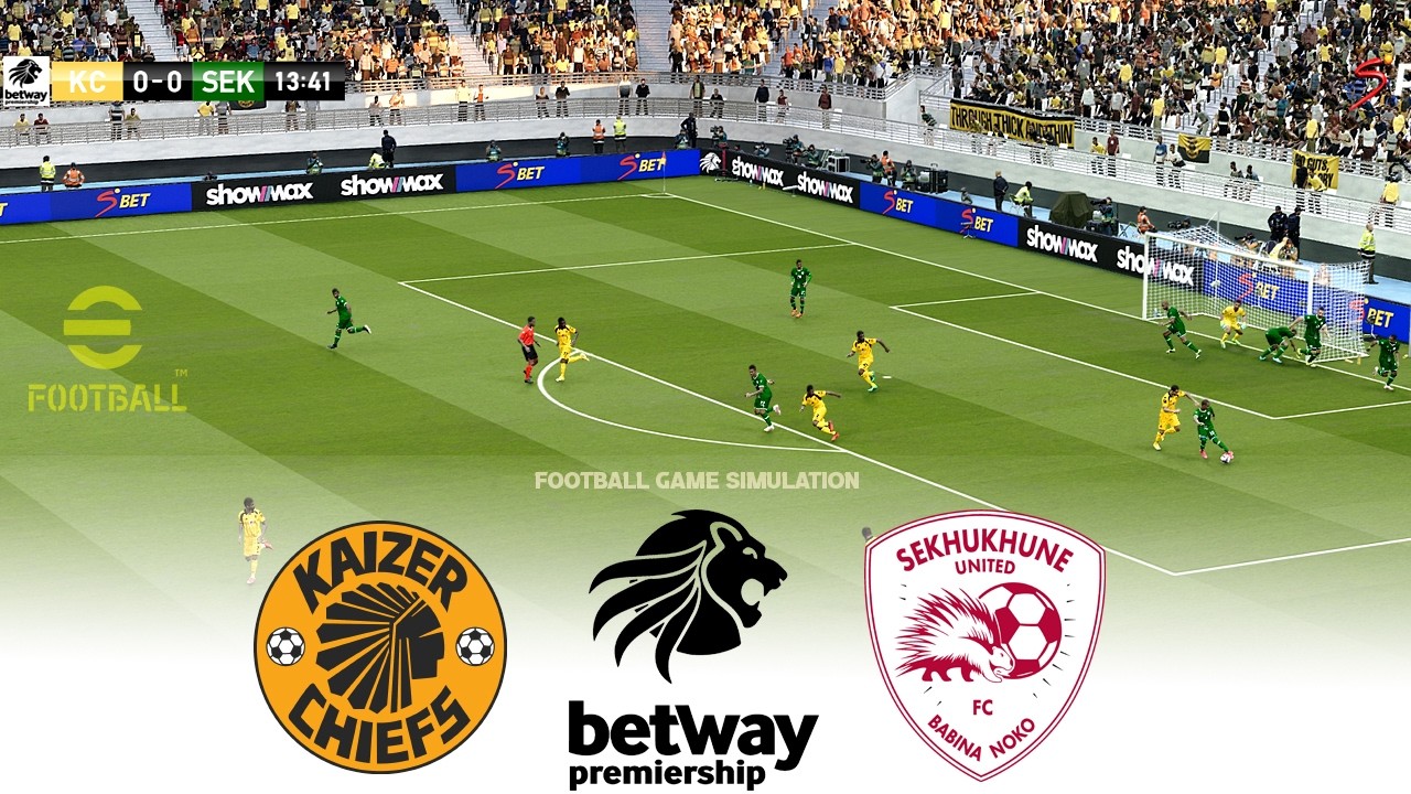 🔴KAIZER CHIEFS vs SEKHUKHUNE ⚽ SOUTH AFRICA PREMIERSHIP 26/27 ⚽eFootball Gameplay HD PES 2021