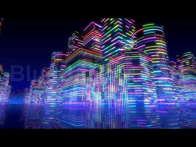 著作権フリー 映像素材 動画素材 都市 シティ ネオン 夜景 R1ab2 Youtube