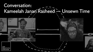 Conversation: Kameelah Janan Rasheed — Unsewn Time
Artist Kameelah Janan Rasheed and David C. and Sarajean Ruttenberg Associate Curator of Photography and Media Grace Deveney discuss the exhibition Unsewn Time.
Kameelah Janan Rasheed (American, born 1985) uses printmaking, photography, painting, and video to explore alternative systems of reading, writing, and learning. For Unsewn Time, Rasheed worked with mark making, rubbing, folding, chemical reactions, and other material explorations to consider how meaning is conveyed in forms that are created through intimate rituals and improvisational processes. Moving between poetic fragments, annotations, and marks to other modes of storytelling, she considers our relationships to unpredictable change and ruptures in time.
This lecture is made possible by the Frank J. Mooney Memorial Fund. Conversation: Kameelah Janan Rasheed — Unsewn Time