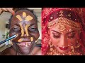 UNBELIEVABLE 😱🔥70 YEARS OLD GRANDMA INDIAN BRIDAL MAKEUP TRANSFORMATION 👆 MAKEUP TUTORIAL 😳💄