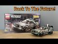 LEGO Speed Champions Back To The Future Build and Review! A Worthy Trip Back In Time? 77256