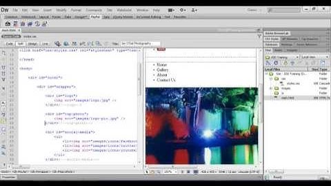 16 Attaching a Style Sheet Dreamweaver Web Design Project 1