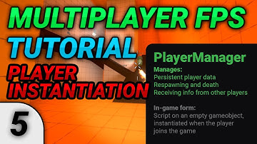 [5] Multiplayer FPS in Unity: PlayerManager Instantiation