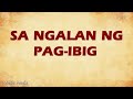 December Avenue - Sa Ngalan Ng Pag-ibig Lyrics