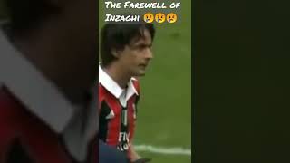 The Farewell of Inzaghi at AC Milan #shorts #farewell #inzaghi #pippoinzaghi #filippoinzaghi #milan
