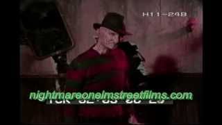 Robert Englund as Freddy Krueger in an unedited interview from the set of Nightmare 3 Dream Warriors