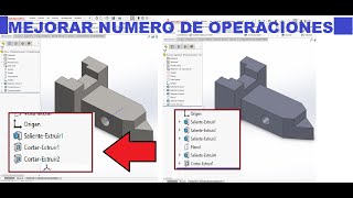 mejorar numero de operaciones Llave de seguridad en Solidworks by DISEÑO MECÁNICO PARA TI 281 views 6 months ago 10 minutes, 18 seconds