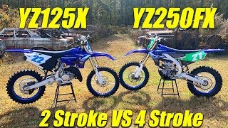 2 Stroke VS 4 Stroke 2020 Yamaha YZ125X and YZ250FX