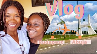 Vlog: Travelling from Budapest to Abuja Nigeria | C0-VID entry protocol, meet my sisters