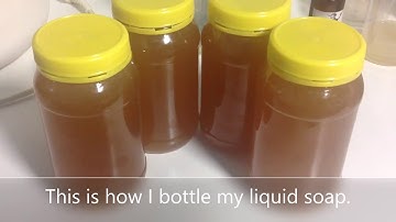 How to Dilute Liquid Soap Paste