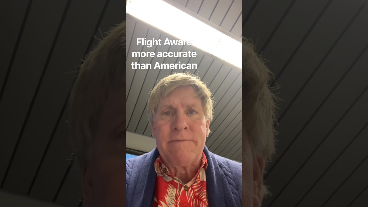 FlightAware more accurate than American Air #shorts