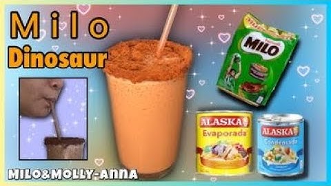 MILO DINOSAUR DRINKS l How to make Creamy Milo Dinosaur l Malaysian-Singapore Chocolate Malt