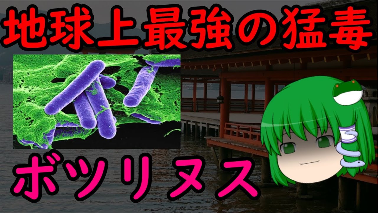 【ゆっくり解説】地球上最強の毒 ボツリヌス毒素、ボツリヌス症 感染症解説 『ボツリヌス症』
